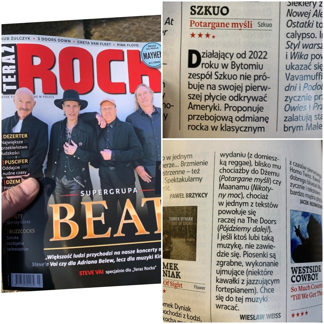 Recenzja płyty Szkuo w magazynie „Teraz Rock”