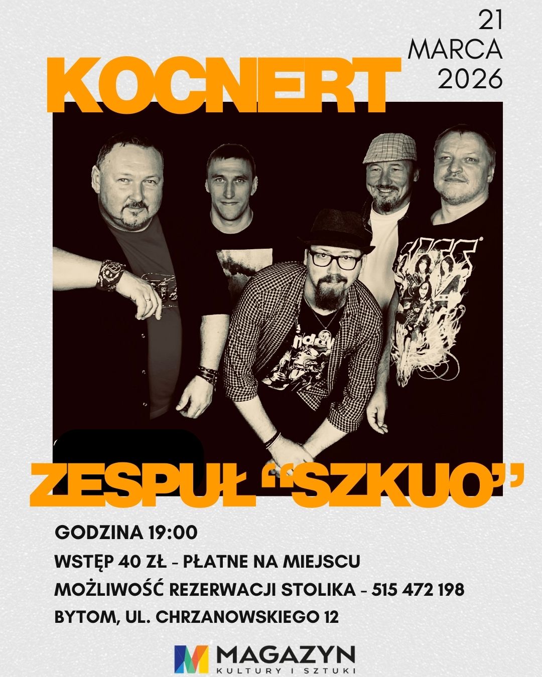 Koncert z zespołem Szkuo